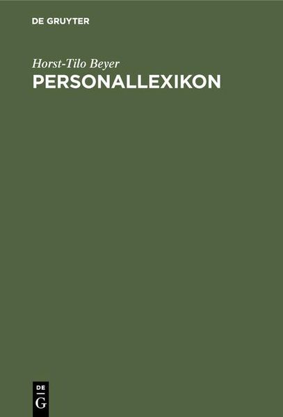 Produktbild: Personallexikon