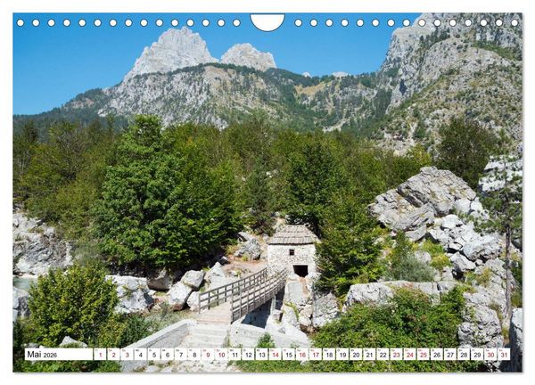 Produktbild: ALBANIENS Sch&ouml;nheiten (Wandkalender 2026 DIN A4 quer), CALVENDO Monatskalender