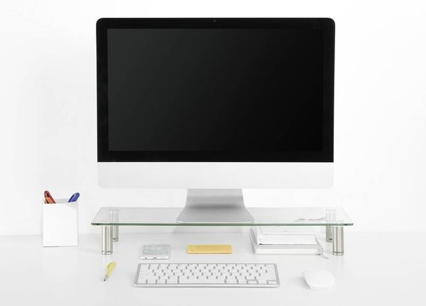 Produktbild: SpeaKa Professional Monitor-Erh&ouml;hung H&ouml;hen-Bereich: 75 bis 90 mm Transparent
