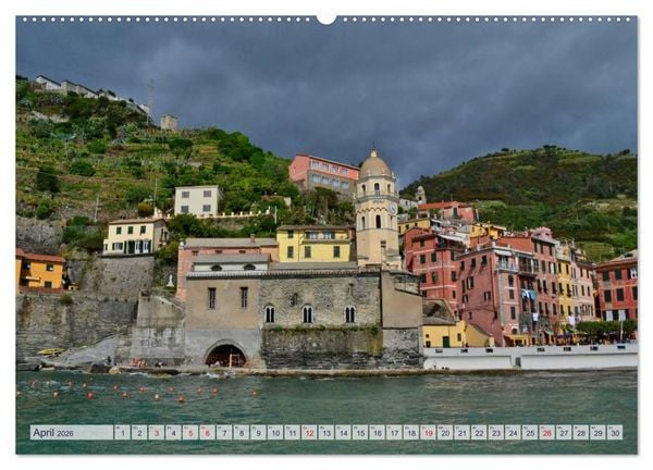 Produktbild: SCHMUCKST&Uuml;CKE der CINQUE TERRE (Wandkalender 2026 DIN A2 quer), CALVENDO Monatskalender