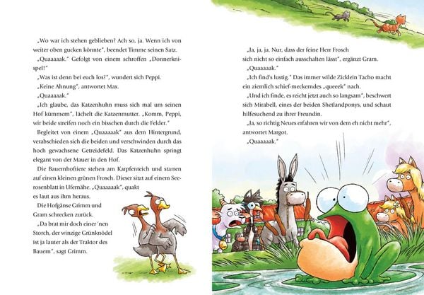 Produktbild: Das Katzenhuhn 4: Vorleseabenteuer von einem sehr besonderen Bauernhof