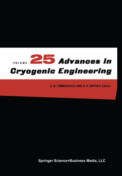 Produktbild: Advances in Cryogenic Engineering