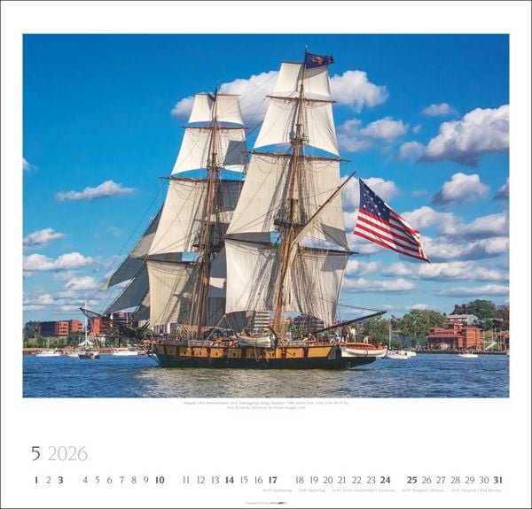 Produktbild: Tall Ships Kalender 2026
