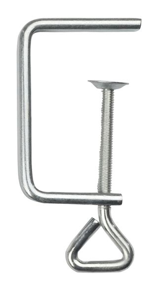 Produktbild: PEBARO 24/06 - Zwinge, 60 mm Spannweite, vernickelt, Flachstahl 13x5 mm, Laubs&auml;gezwinge