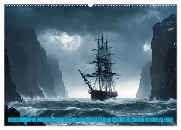 Produktbild: Erinnerungen an das Meer. Die Schifffahrt von einst (Wandkalender 2026 DIN A2 quer), CALVENDO Monatskalender