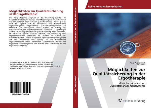 Produktbild: M&ouml;glichkeiten zur Qualit&auml;tssicherung in der Ergotherapie