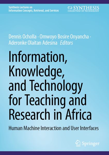 Produktbild: Information, Knowledge, and Technology for Teaching and Research in Africa