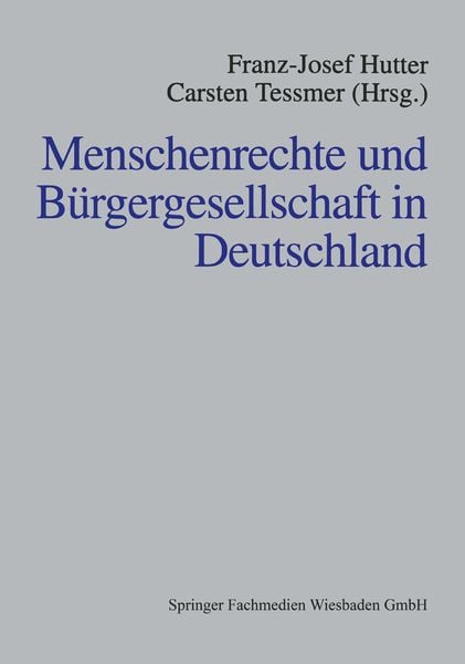 Produktbild: Menschenrechte und B&uuml;rgergesellschaft in Deutschland