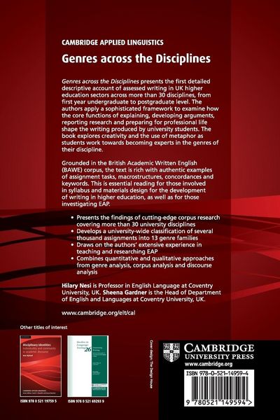 Produktbild: Genres across the Disciplines