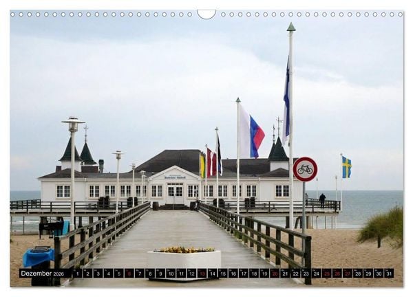 Produktbild: USEDOM - Seeb&auml;der und Naturparadies (Wandkalender 2026 DIN A3 quer), CALVENDO Monatskalender