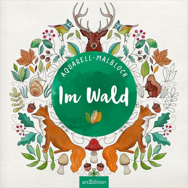 Produktbild: Aquarell-Malblock &ndash; Im Wald