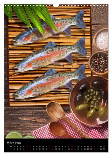 Produktbild: Fine Art Food (Wandkalender 2026 DIN A3 hoch), CALVENDO Monatskalender