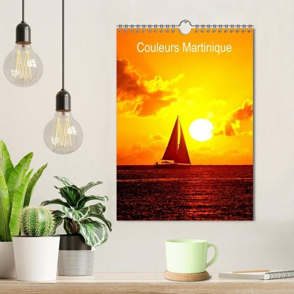 Produktbild: Couleurs Martinique (Calendrier mural 2026 DIN A4 horizontal), CALVENDO calendrier mensuel