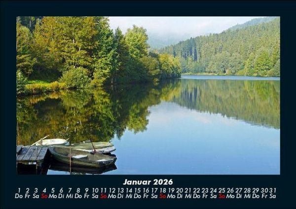 Produktbild: Die Seen der Erde 2026 Fotokalender DIN A5