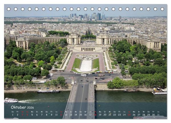 Produktbild: Paris (Tischkalender 2026 DIN A5 quer), CALVENDO Monatskalender