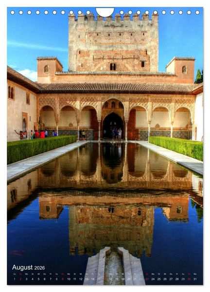 Produktbild: Die Alhambra (Wandkalender 2026 DIN A4 hoch), CALVENDO Monatskalender