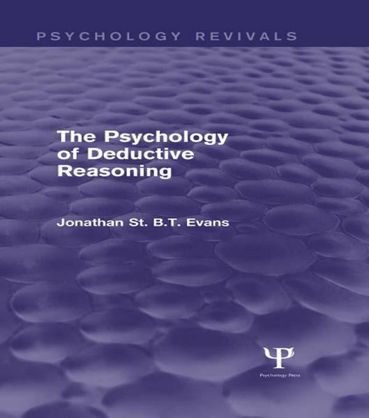 Produktbild: The Psychology of Deductive Reasoning
