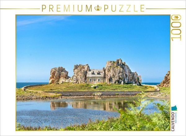 CALVENDO Puzzle Le gouffre de Plougrecant | 1000 Teile Lege-Größe 64x48cm Foto-Puzzle für glückliche Stunden