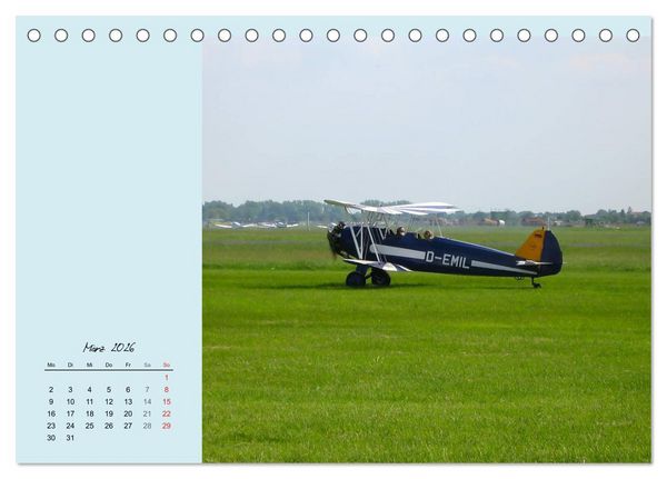 Produktbild: Sportliche Kunstflieger (Tischkalender 2026 DIN A5 quer), CALVENDO Monatskalender