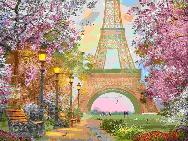 Produktbild: Erwachsenenpuzzle 1500 Teile - Verliebt in Paris