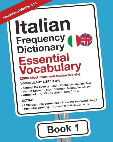 Produktbild: Italian Frequency Dictionary - Essential Vocabulary