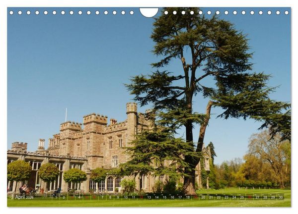 Produktbild: Schl&ouml;sser und G&auml;rten in England (Wandkalender 2026 DIN A4 quer), CALVENDO Monatskalender