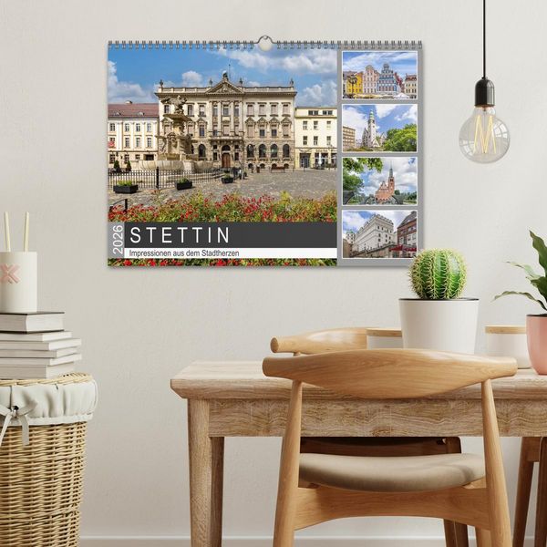Produktbild: STETTIN Impressionen aus dem Stadtherzen (Wandkalender 2026 DIN A3 quer), CALVENDO Monatskalender