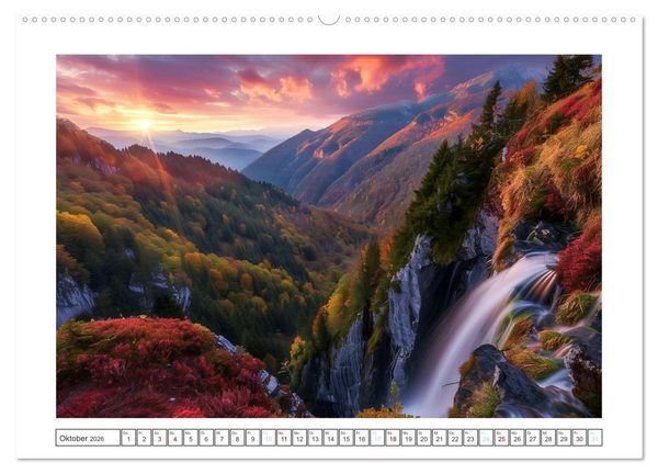 Produktbild: Wo Wasser und Magie sich vereinen (Wandkalender 2026 DIN A2 quer), CALVENDO Monatskalender