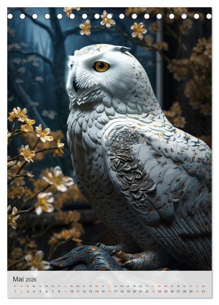 Produktbild: Fantastische Vogelwelt (Tischkalender 2026 DIN A5 hoch), CALVENDO Monatskalender