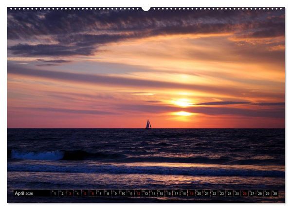 Produktbild: Urlaub in Warnem&uuml;nde (hochwertiger Premium Wandkalender 2026 DIN A2 quer), Kunstdruck in Hochglanz