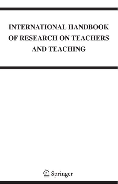 Produktbild: International Handbook of Research on Teachers and Teaching