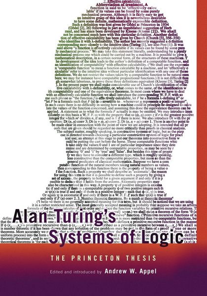Produktbild: Alan Turing's Systems of Logic
