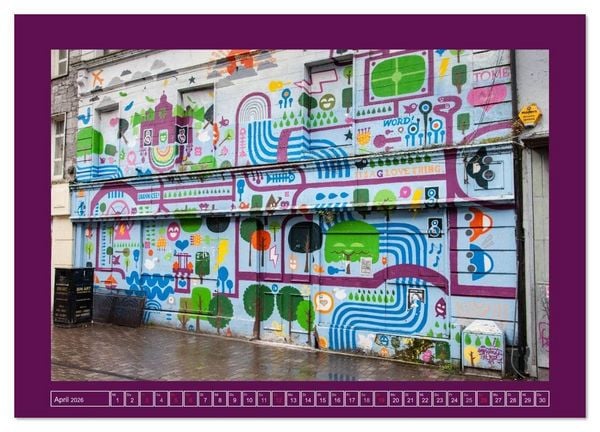 Produktbild: IRLAND - Die sch&ouml;nsten Fassadenmalereien (hochwertiger Premium Wandkalender 2026 DIN A2 quer), Kunstdruck in Hochglanz