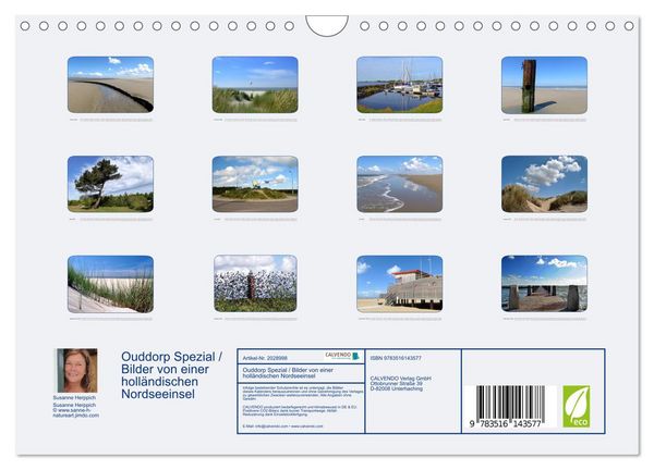 Produktbild: Ouddorp Spezial / Bilder von einer holl&auml;ndischen Nordseeinsel (Wandkalender 2026 DIN A4 quer), CALVENDO Monatskalender