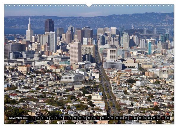 Produktbild: SAN FRANCISCO Kaliforniens Traummetropole (Wandkalender 2026 DIN A2 quer), CALVENDO Monatskalender
