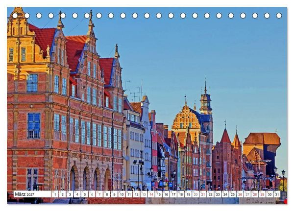 Produktbild: Danzig - Eine historische Sch&ouml;nheit (Tischkalender 2027 DIN A5 quer), CALVENDO Monatskalender