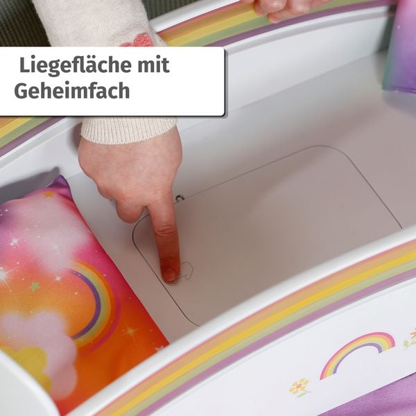 Produktbild: BABY born Regenbogen Bett