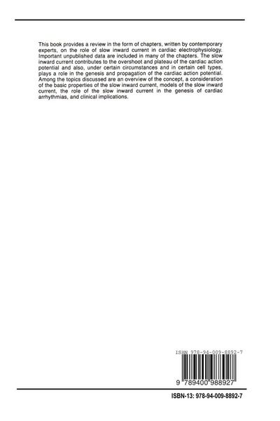 Produktbild: The Slow Inward Current and Cardiac Arrhythmias