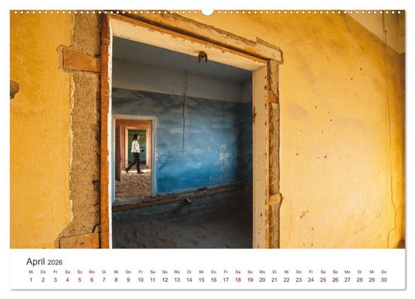 Produktbild: Kolmannskuppe Die Geisterstadt in der Sandw&uuml;ste (hochwertiger Premium Wandkalender 2026 DIN A2 quer), Kunstdruck in Hochglanz