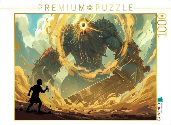 Produktbild: CALVENDO Puzzle Der Treffer - Der Stein erreicht sein Ziel. | 1000 Teile Lege-Gr&ouml;&szlig;e 64x48cm Foto-Puzzle f&uuml;r gl&uuml;ckliche Stunden