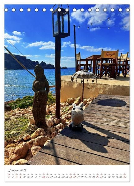 Produktbild: Schorschi auf Reisen ein kleiner Esel unterwegs auf der Insel Malta (Tischkalender 2026 DIN A5 hoch), CALVENDO Monatskalender