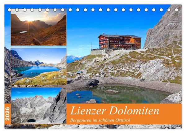Lienzer Dolomiten (Tischkalender 2026 DIN A5 quer), CALVENDO Monatskalender