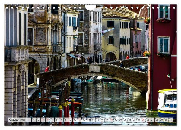 Produktbild: Chioggia - Venedigs kleine Schwester (Wandkalender 2026 DIN A4 quer), CALVENDO Monatskalender