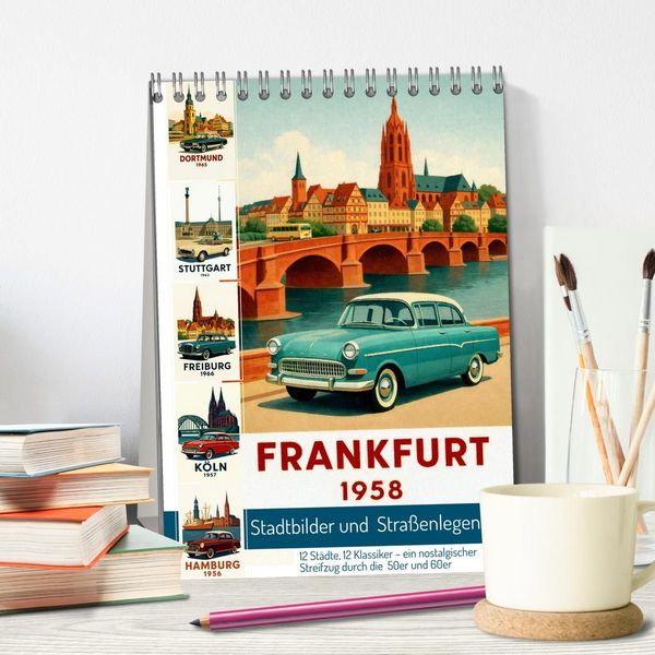 Produktbild: Stadtbilder und Stra&szlig;enlegenden (Tischkalender 2027 DIN A5 hoch), CALVENDO Monatskalender