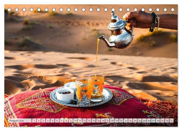 Produktbild: Marokko &ndash; Wahrzeichen und Kultur (Tischkalender 2026 DIN A5 quer), CALVENDO Monatskalender