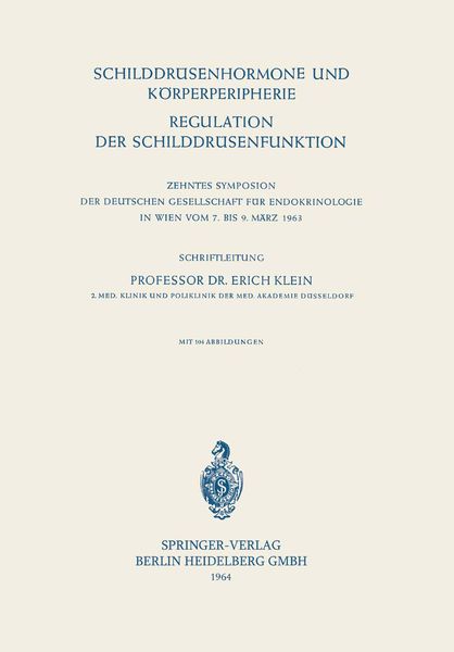 Produktbild: Schilddr&uuml;senhormone und K&ouml;rperperipherie. Regulation der Schilddr&uuml;senfunktion
