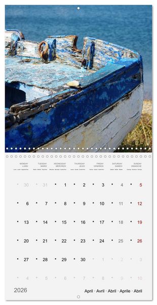 Produktbild: Bateaux &eacute;paves (Calendrier mural carr&eacute; 2026 30x30 cm) Calendrier double avec une page pour vos prises de notes
