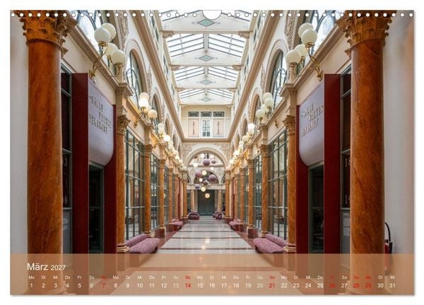 Produktbild: Verborgene Passagen von Paris (Wandkalender 2027 DIN A3 quer), CALVENDO Monatskalender
