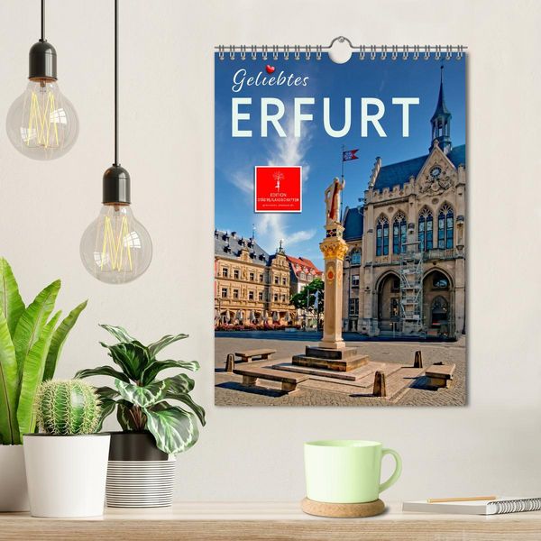 Produktbild: Geliebtes Erfurt (Wandkalender 2026 DIN A4 hoch), CALVENDO Monatskalender