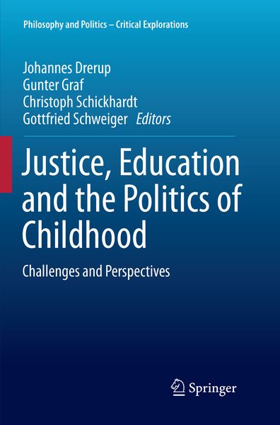 Produktbild: Justice, Education and the Politics of Childhood